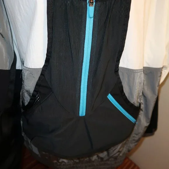 2019 NIKE LAB NRG ISPA NYLON REFLECTIVE JACKET GREY WHITE BLACK POWDER BLUE XXL